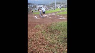 Makoa playing Tee-ball