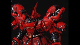 DieCast Orphans - MetalClub 1/100 Metal Build Red Shark Sazabi - Content display , no assemble.