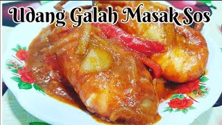 resepi Udang Galah Masak Sos