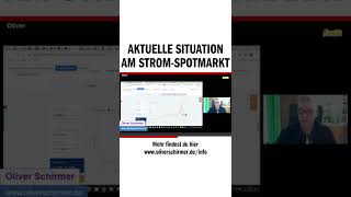 Aktuelle Situation am Strom-Spotmarkt