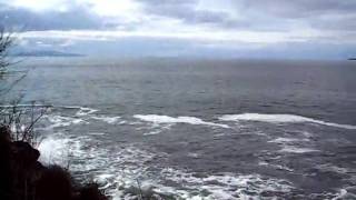 Cliff Edge walk East of Sombrio Beach