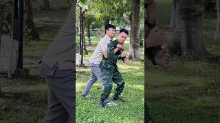 Self-defense, lock arms behind #shorts #kungfu #vothuat #trending #martialarts #fighting #actionfilm