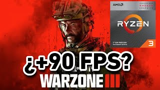 Warzone 3.0 Ryzen 3 3200G Prueba de rendimiento +90 FPS?