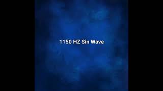 1150Hz Sine wave