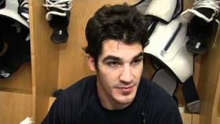 Oct 14 2009 Brian Boyle on Facing Former Kings Teammates