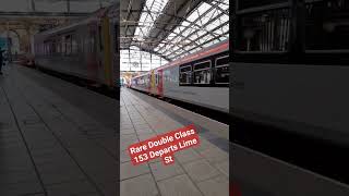 Rare Class 153 TfW Departs Liverpool Lime Street #train #railway #shorts