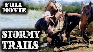 STORMY TRAILS | Rex Bell | Full Western Movie | English | Wild West | Free Movie