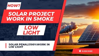 solar project work in smoke 💯