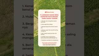 7 LANGKAH KAMU BISA DAPETIN HATI ORANG YANG KAMU TAKSIR