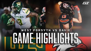 West Forsyth vs Davie | Yadkin River Rivalry Shootout | NCHSAA FB 2023