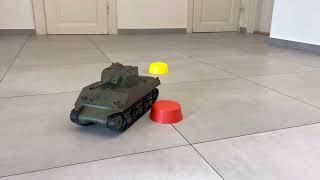 RC TANK - REALISTIC SCALE DRIVING VS IDIOT/IGNORANT DRIVING! STOCK HENG LONG 7.0 SHERMAN M4A3 1:16