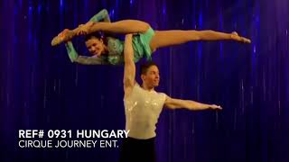 Hula hoops / Silk / Juggling / Hand balance / Adagio Act (#0931 Hungary)