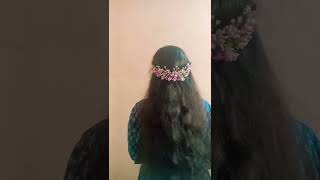 2minutes hairstyle#simple hairstyle with hair accessories#hairaccessories