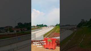 Tol baru jagorawi Keluar nagrak kotawisata .. Jembatan perum Cibubur City