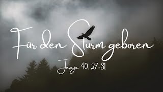 Für den Sturm geboren - Jesaja 40,27-31 (Birgitta Spitzner)