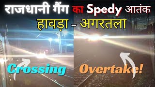 *Rajdhani Ke Saamne Koi Priority Nhi* | Perfect Crossing and Overtake of two Rajdhani Express