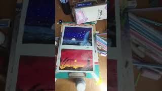 Night And Day Scenery Painting | Video #135 #Drawing #Art