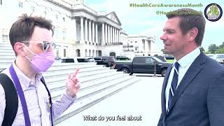 Congressman Eric Swalwell is fighting for your health care! #HealthCareAwarenssMonth 2022