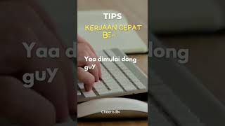 Tips Kerjaan Cepat Beres Ya Dimulai Dong Guys | Motivasi