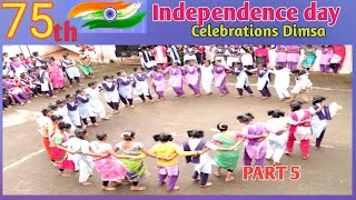 75th Independence day celebrations Dimsa dance 5/AP in India.