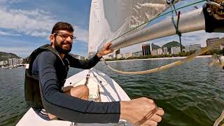 Velejando Laser - Treino com bóias em Botafogo