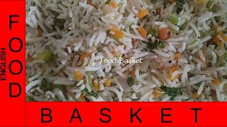 Indian Style Vegetable Fried Rice recipe in English | Vegetable Fried Rice | Veg Fried Rice