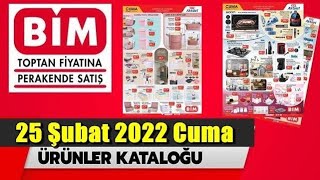 BİM 25 ŞUBAT 2022 AKTÜEL KATALOĞU