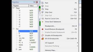 Addition operation in keil using accumulator