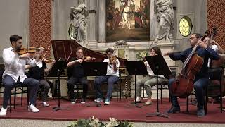 Vivaldi concerto per archi e cembalo (RV. 118) Interpreti Veneziani (in rehearsal)