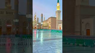 Masjid e nabawi ka khush numa manzar #youtubeshorts #trendingshorts #shortsvideo #makkahmadinah