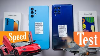 Samsung Galaxy F62 vs A32 (Exynos 9825 vs Helio G80) Speed Test | ₹23,999 vs ₹21,999 🤯