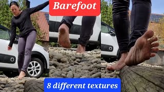 Barefoot park? 8 different textures / I did it in our mini garden