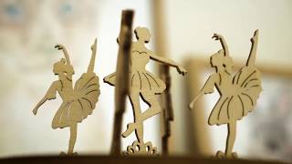 Dancing Ballerina Music Box from at doecoliving.com