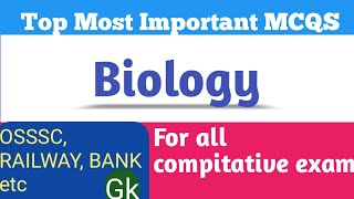 Biology MCQS for Competitive Exams||Biology GK Quiz||Biology General knowledge questions