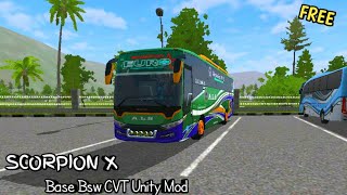 SHARE MOD BUSSID TERBARU SCORPION X BY BSW || BUSSID V3.0