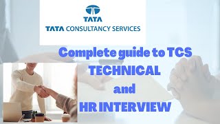 TCS Technical and HR Interview | The complete guide🔥🔥