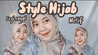 Tutorial Style Hijab Motif Simple ✨