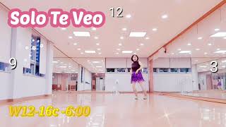 높은초급 Solo Te Veo Count:32 Wall:4  Level High Beginner