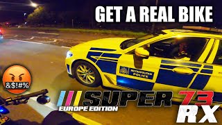 **SUPER73 EU** POLICE FOLLOWED US AND TOLD ME TO GET A REAL BIKE?!? 😡 (SQUAD-X PART 1)