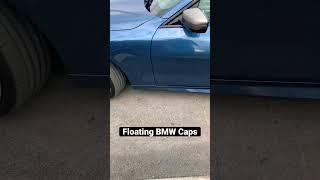 Floating BMW wheel caps