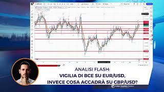 Buongiorno Mercati: ATTENZIONE A GBP/USD. VIGILIA DI BCE ED EUR/USD PRONTO A MUOVERSI?