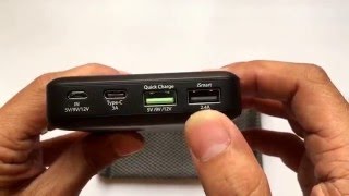 Ravpower 21000mah 3 Port output USB-C/Quick Charge/iQ 2.4A_UFO STORE