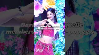 BARBIE AND RAQUELLE MEMBERS IN SOME K-POP GG’S #kpop #trending #shorts #youtubeshorts #blackpink