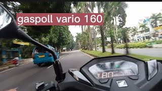 motovlog vario 160 gaspoll