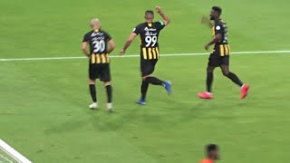 هدف راااائع من المغربي حمدالله من المدرج 🔥🔥 #الاتحاد_الحزم