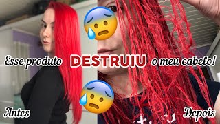 QUASE PERDI MEU CABELO 😱