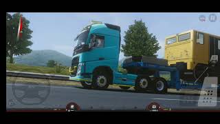 truckers of europe 3 : muatan wagon 128t vulcano 6X2/4 tak mampu menanjak - android gameplay