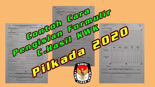 Cara Pengisian Formulir C KWK ||