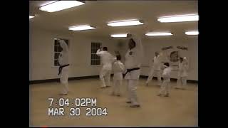 March 30, 2004, 6 year old Sensei Justin Sheinwald fails white belt third stripe exam Kanzen Gojuryu