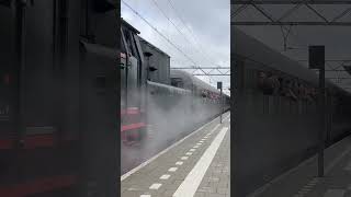 #treinleven SSN 23-076 vertrekt van Dordrecht dord in stoom@Treinspotter_Pepijn @Milos-Gaming-NL